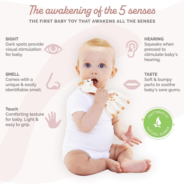Natural Rubber for Teething Babies 