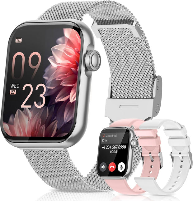 Fitness Tracker Smartwatch with Blood Pressure Monitor