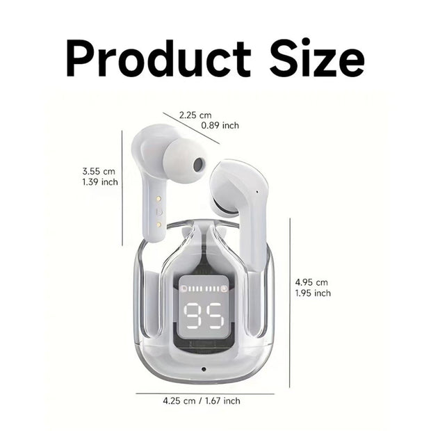 Bluetooth 5.3 Over-ear Headphones, Air31 True Wireless Stereo Hi-fi Sound Headphones, Nirkabel Headphones LED