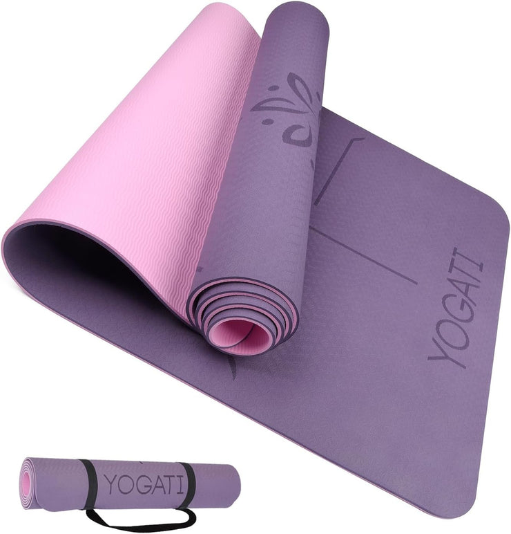 Non Slip Yoga Mats with Strap