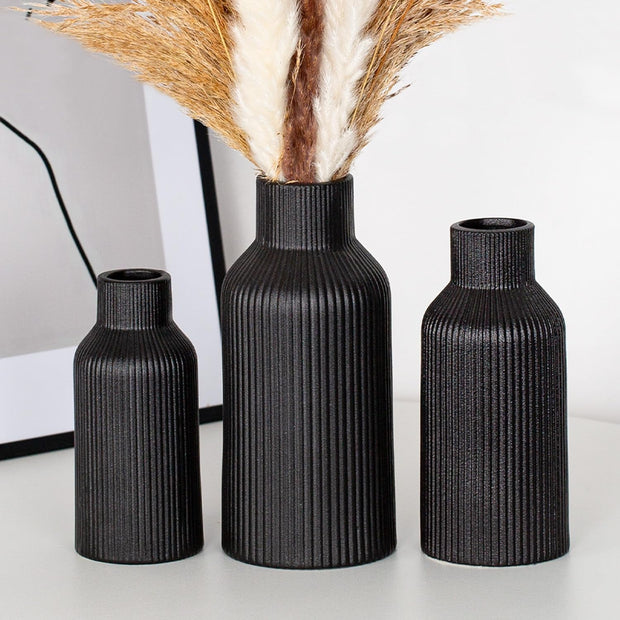 White Ceramic Flower Vase