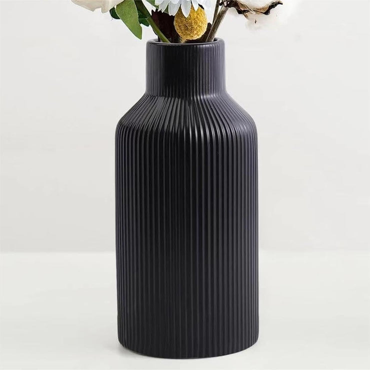 White Ceramic Flower Vase