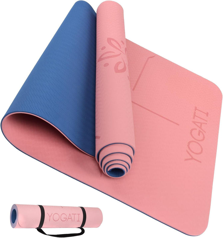 Non Slip Yoga Mats with Strap