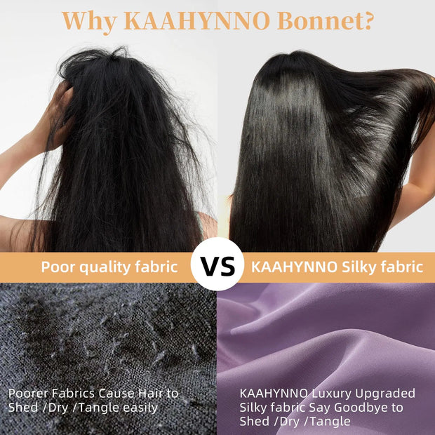 Silk Bonnet for Wavy Curly Natural Hair