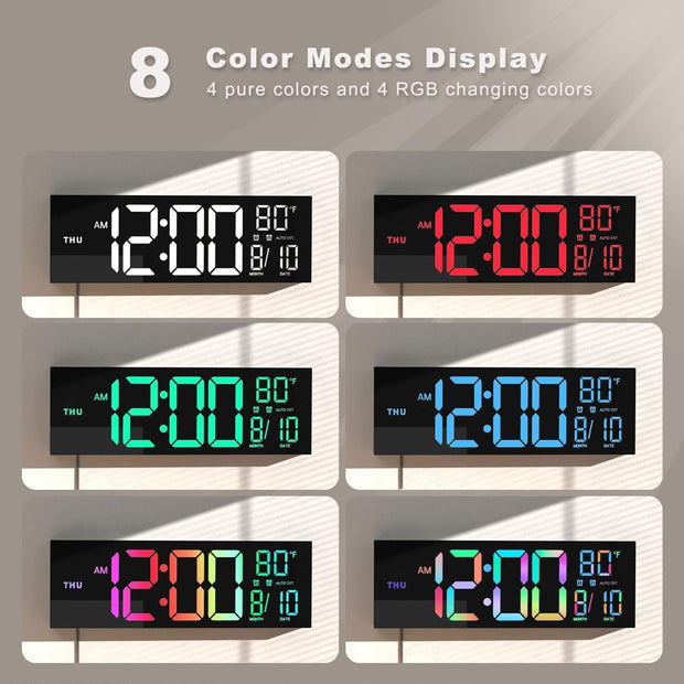 Digital Wall Mount Clock