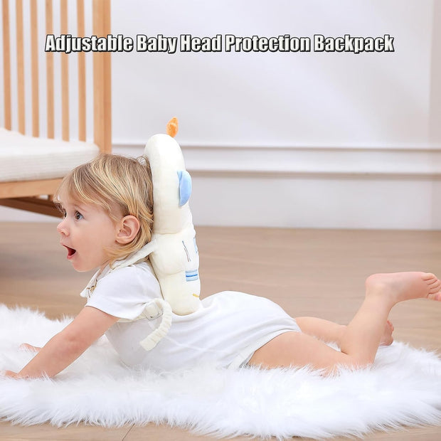 Baby Head Protector Cushion Backpack with 3 Knee Pads
