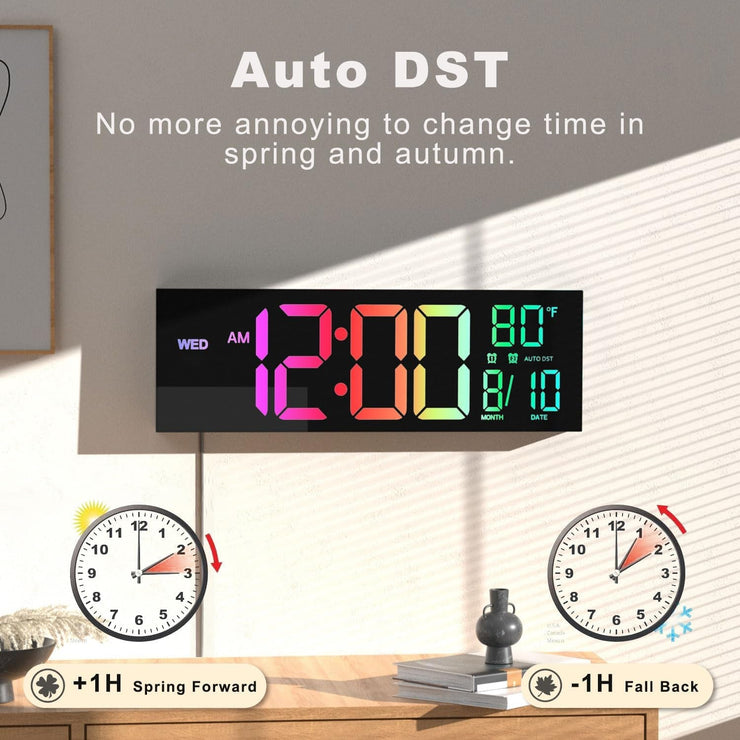 Digital Wall Mount Clock