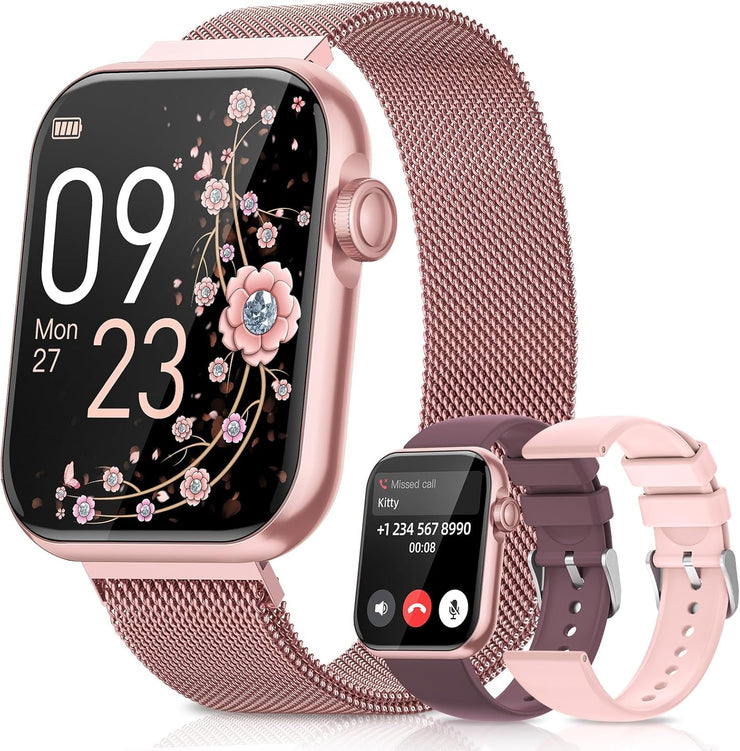 Fitness Tracker Smartwatch with Blood Pressure Monitor