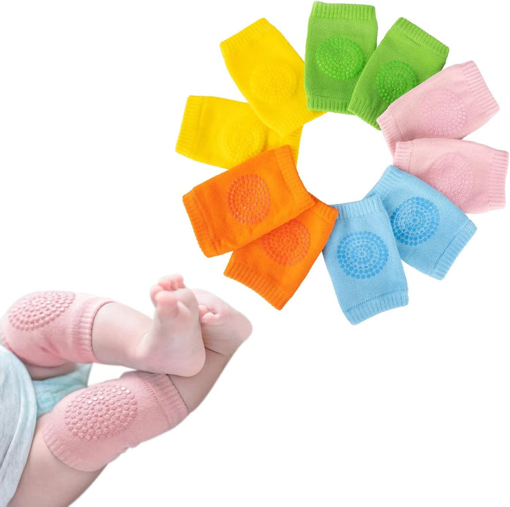 Toddlers Anti-Slip Kneepads 5 Pairs