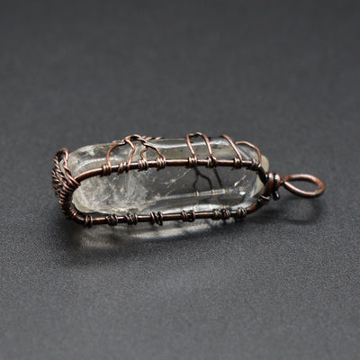 Crystal Pillar Tree of Life Pendant