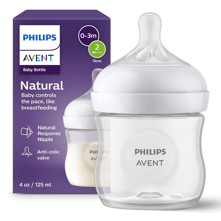 Baby Bottles with Natural Response Nipples 