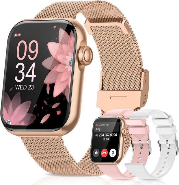 Fitness Tracker Smartwatch with Blood Pressure Monitor