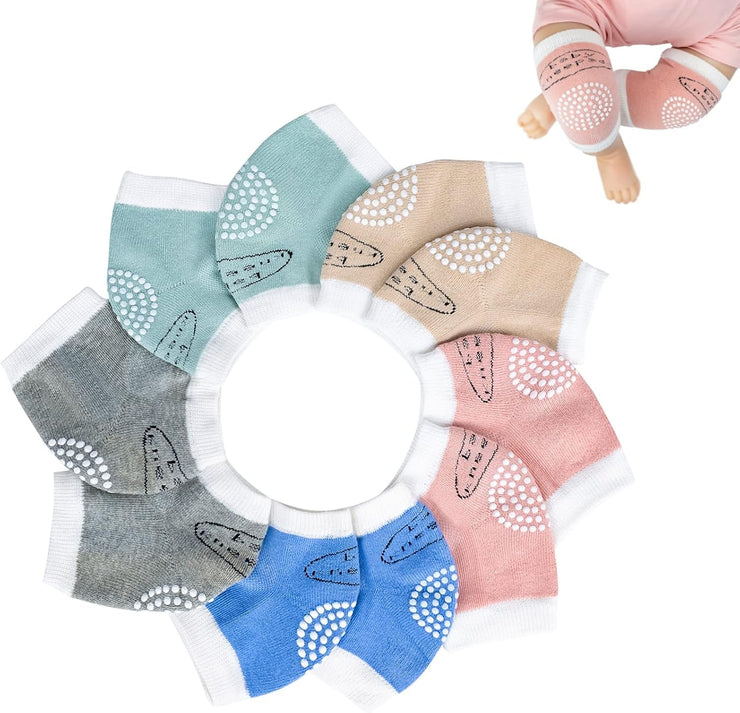 Toddlers Anti-Slip Kneepads 5 Pairs