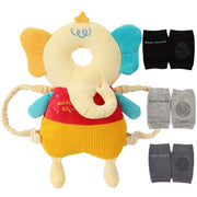 Baby Head Protector Cushion Backpack with 3 Knee Pads
