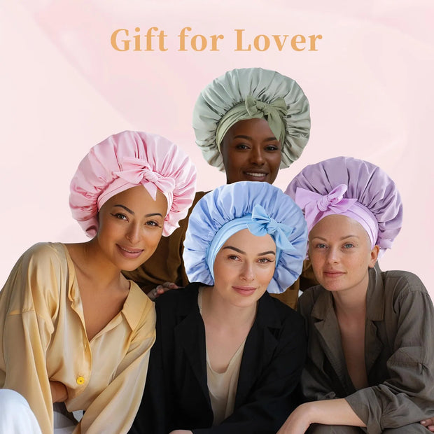 Silk Bonnet for Wavy Curly Natural Hair