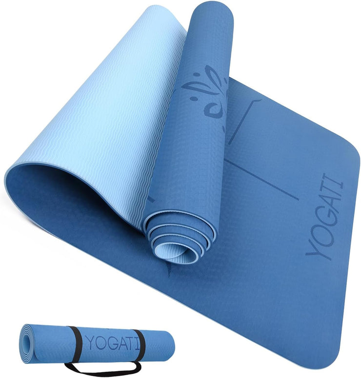 Non Slip Yoga Mats with Strap