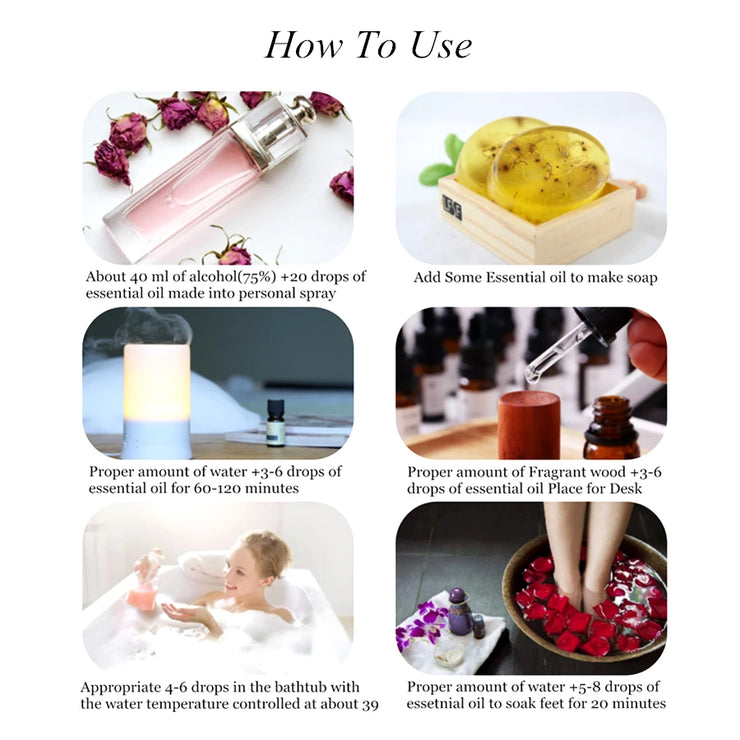 Skin Care Massage Diffuser Oil
