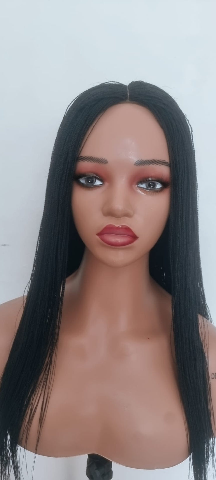 Teekayz 16-Inch Nano Braid Wig – Middle Part