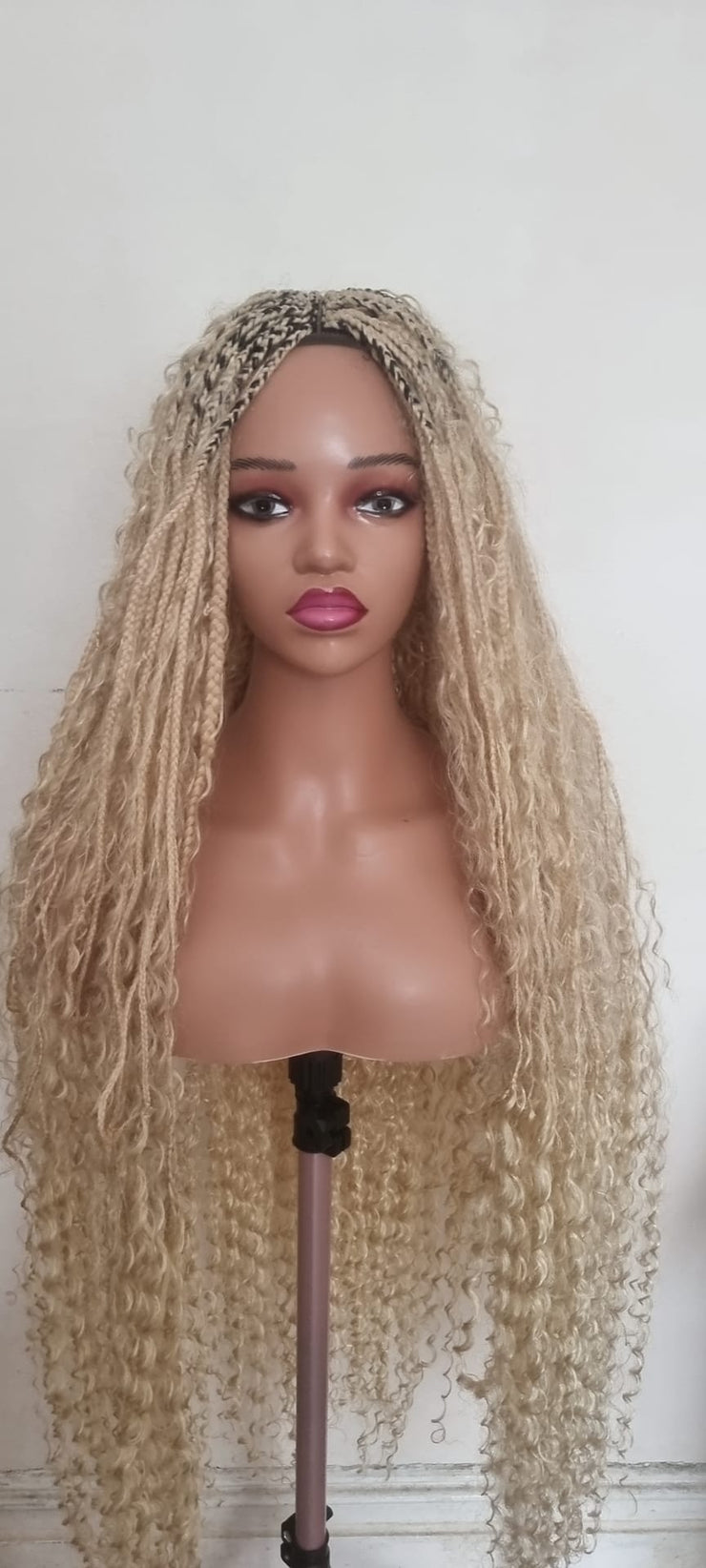 Teekayz 30-Inch Boho Braids Wig –Color 613 Effortless Glam