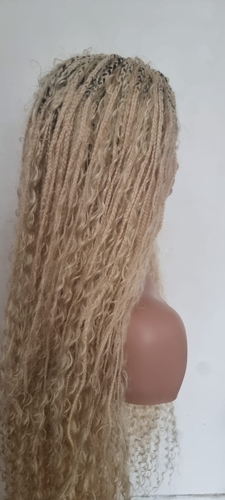 Teekayz 30-Inch Boho Braids Wig –Color 613 Effortless Glam