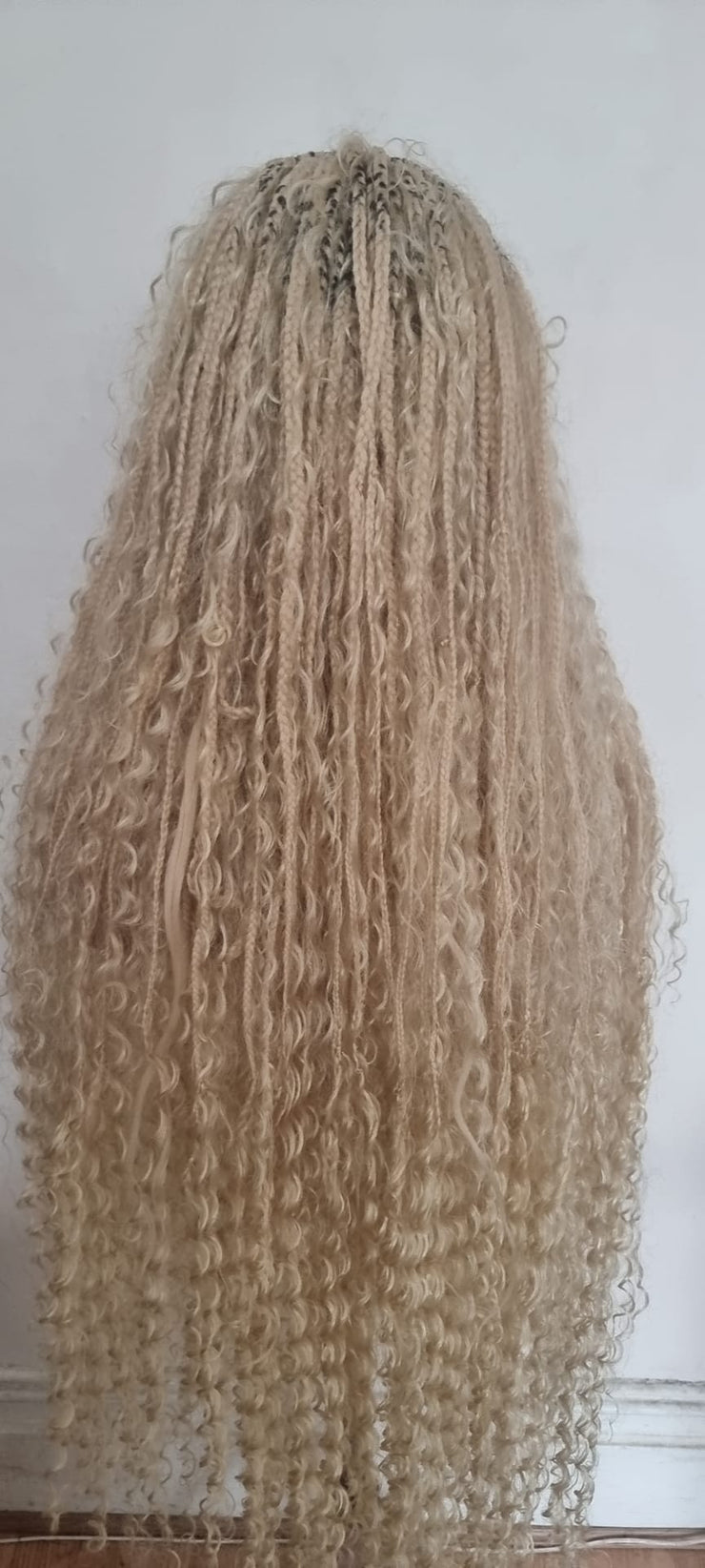 Teekayz 30-Inch Boho Braids Wig –Color 613 Effortless Glam