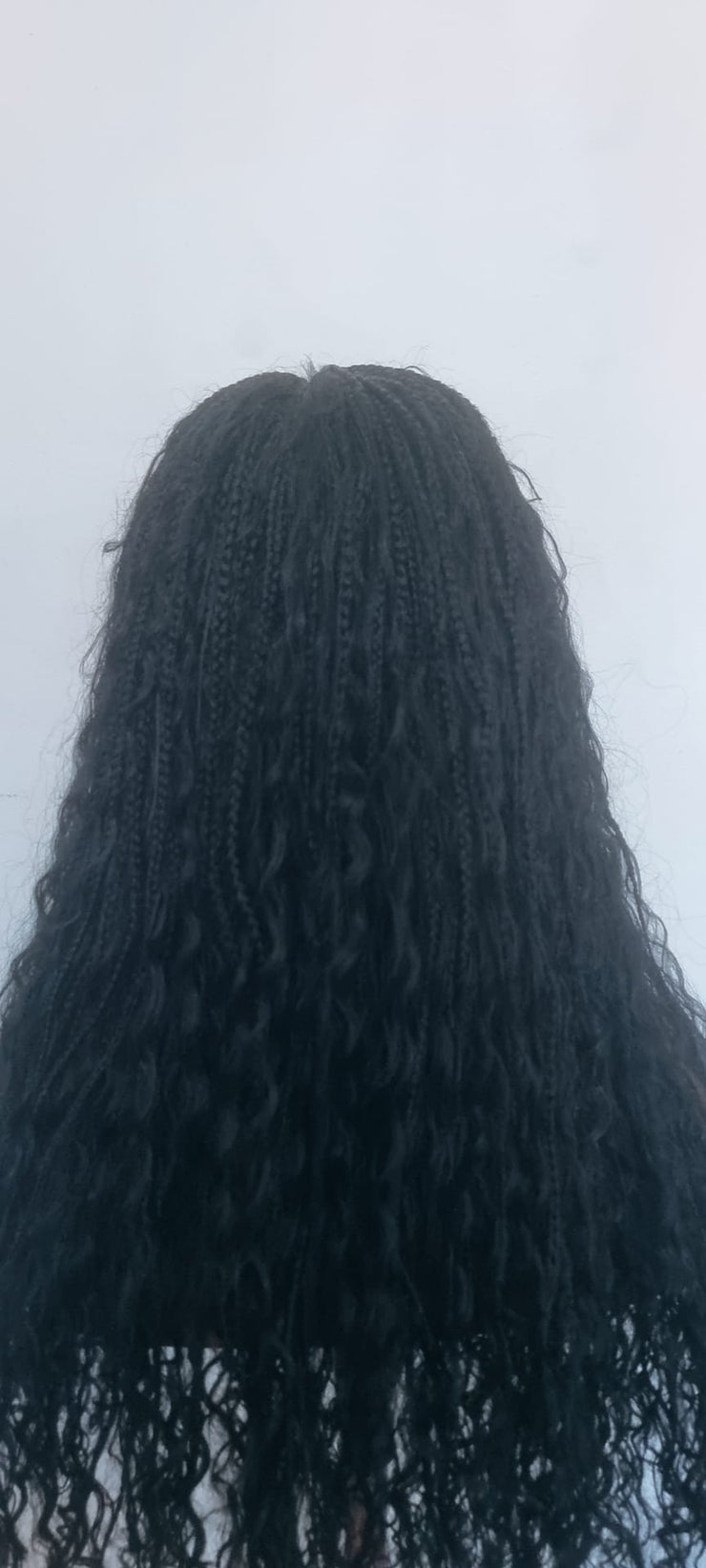 Teekayz 18-Inch Boho Braids Wig – Color 1 (Jet Black)