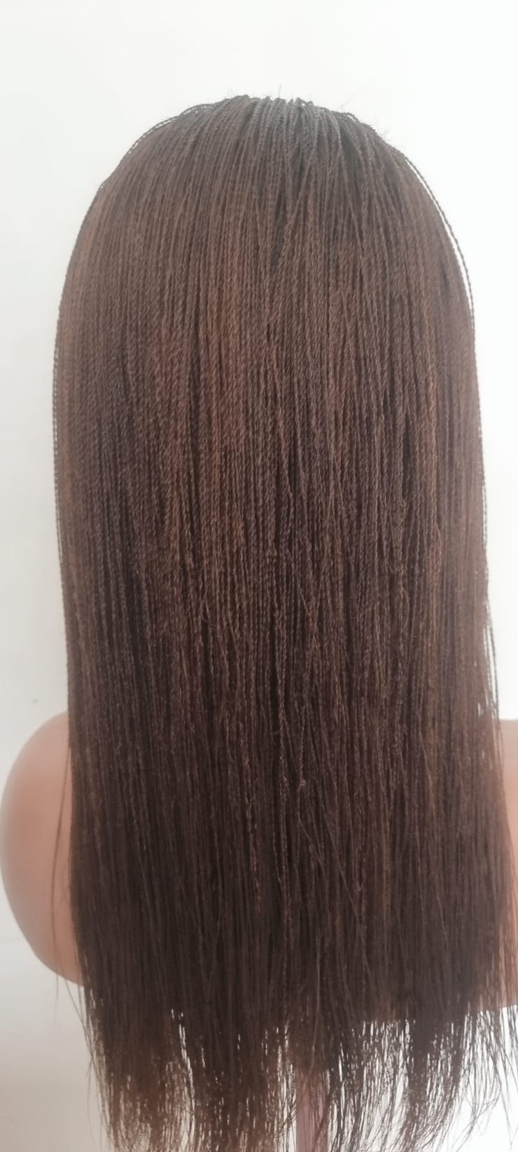 Teekayz 16-Inch Nano Braid Wig – Color 30 (Light Auburn)