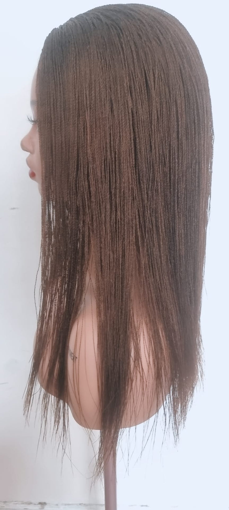Teekayz 16-Inch Nano Braid Wig – Color 30 (Light Auburn)