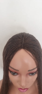 Teekayz 16-Inch Nano Braid Wig – Color 30 (Light Auburn)