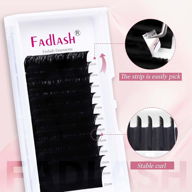 Eyelash Extensions D Curl 0.07 15-20Mm 
