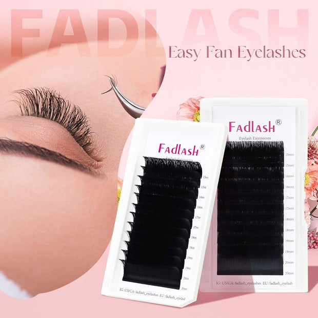Eyelash Extensions D Curl 0.07 15-20Mm 