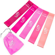 Resistance Exercise Bands with Instruction Guide and Bag