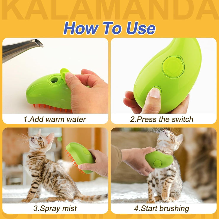 3 in 1 Steamy Pet Brush