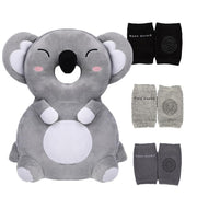 Baby Head Protector Cushion Backpack with 3 Knee Pads