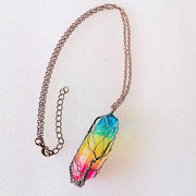 Crystal Pillar Tree of Life Pendant