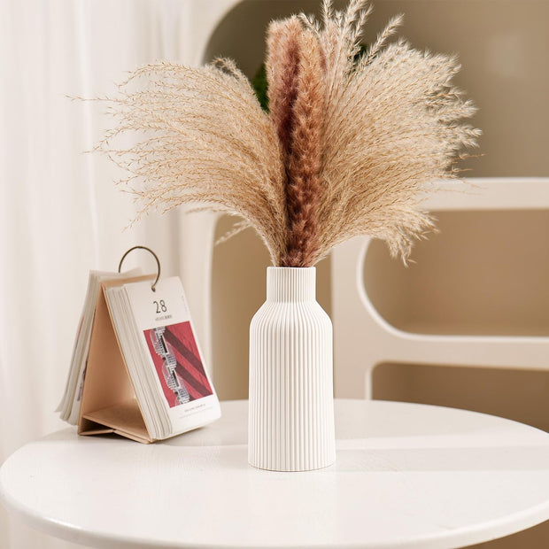 White Ceramic Flower Vase